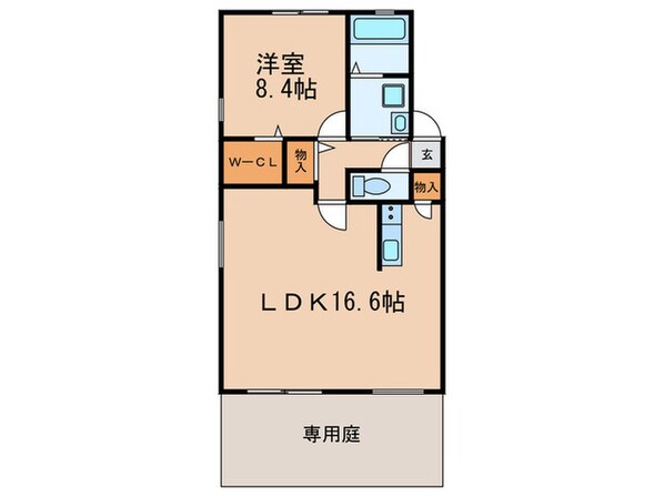 共立A棟の物件間取画像